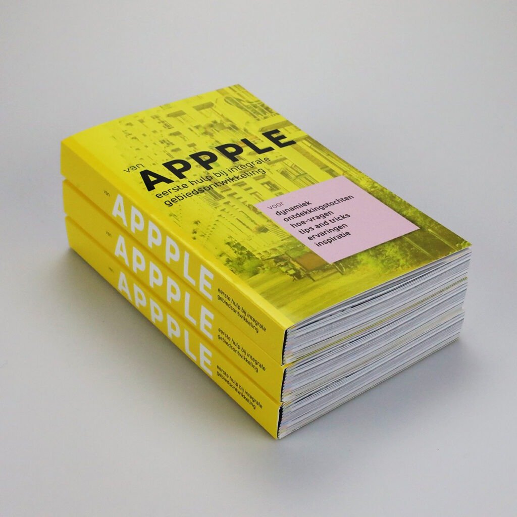 Eerste hulp bij integrale gebiedsontwikkeling boekontwerp door Willy Sengers