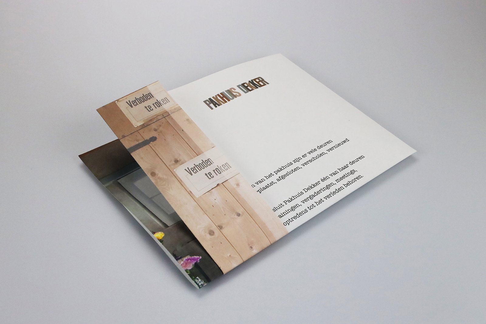 Willy Sengers - Pakhuis Dekker - brief