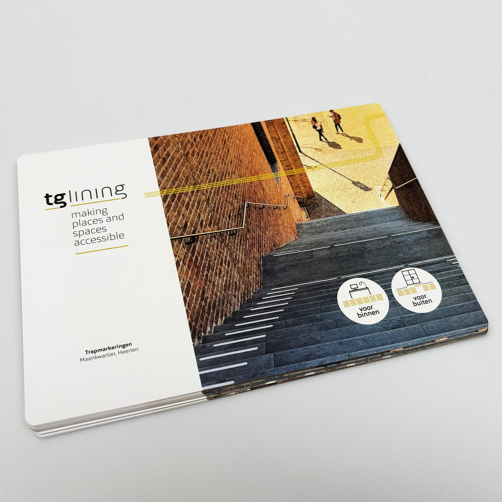 Willy Sengers - Opdracht TG Lining  productflyers met afgeronde hoeken