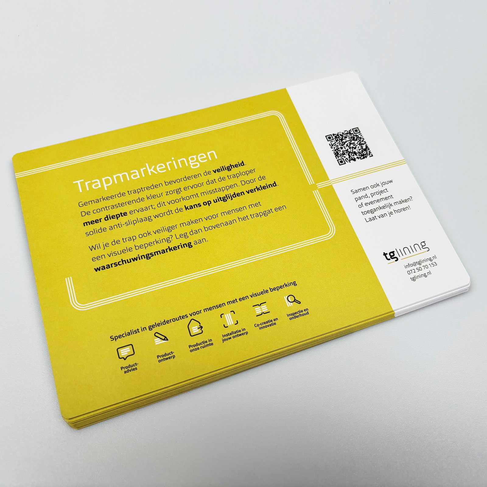 Willy Sengers - Opdracht TG Lining productflyers 