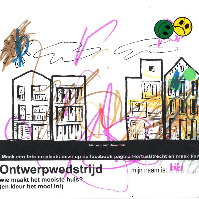 Willy Sengers - Hortus - kleurplaat