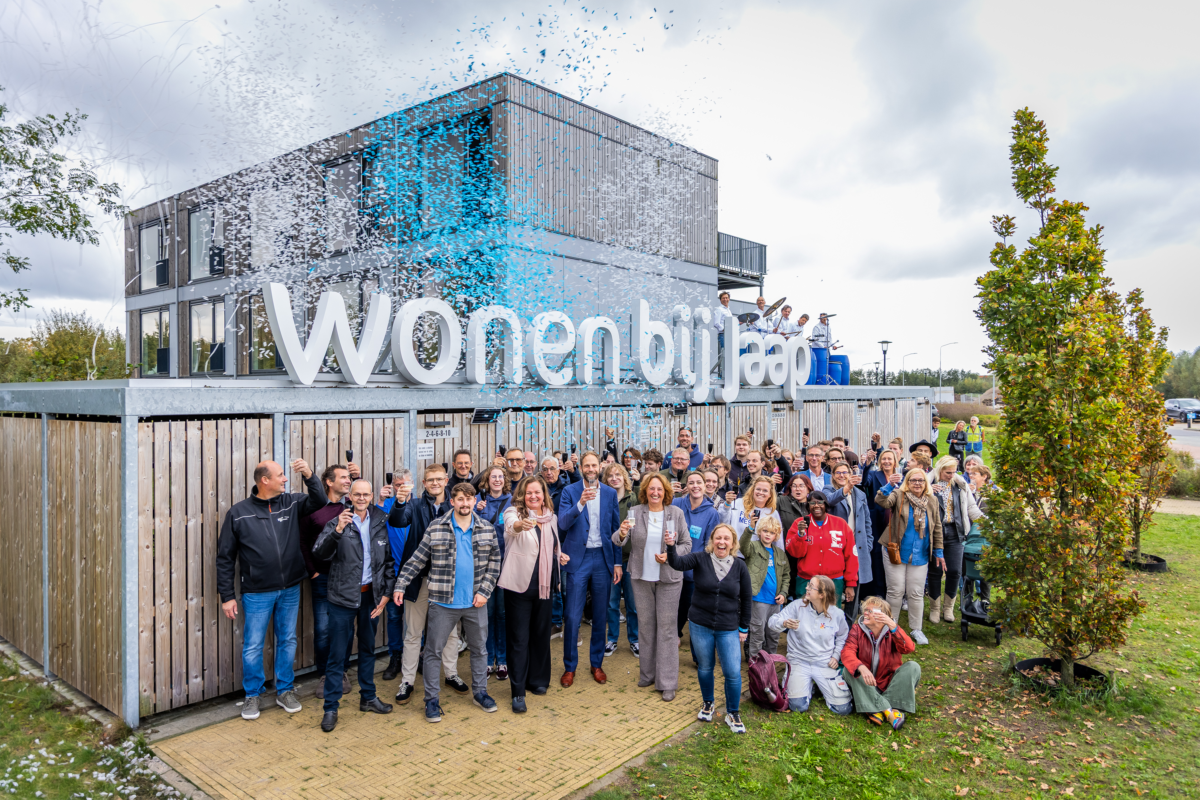 Wonen bIj Jaap gevelbelettering