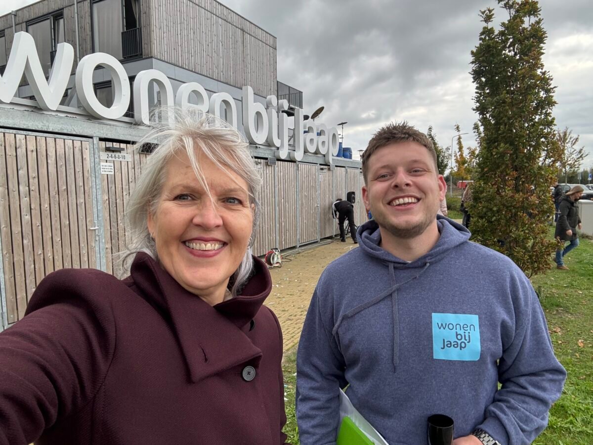 Wonen bij Jaap - op locatie met collega