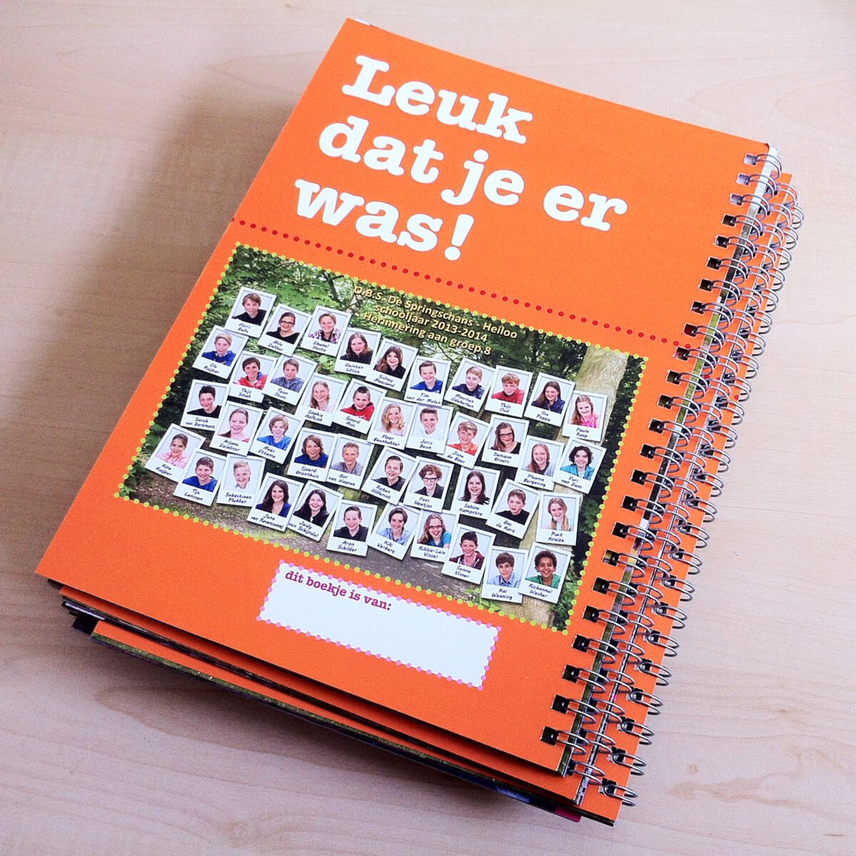 Afscheidsboekje groep 8